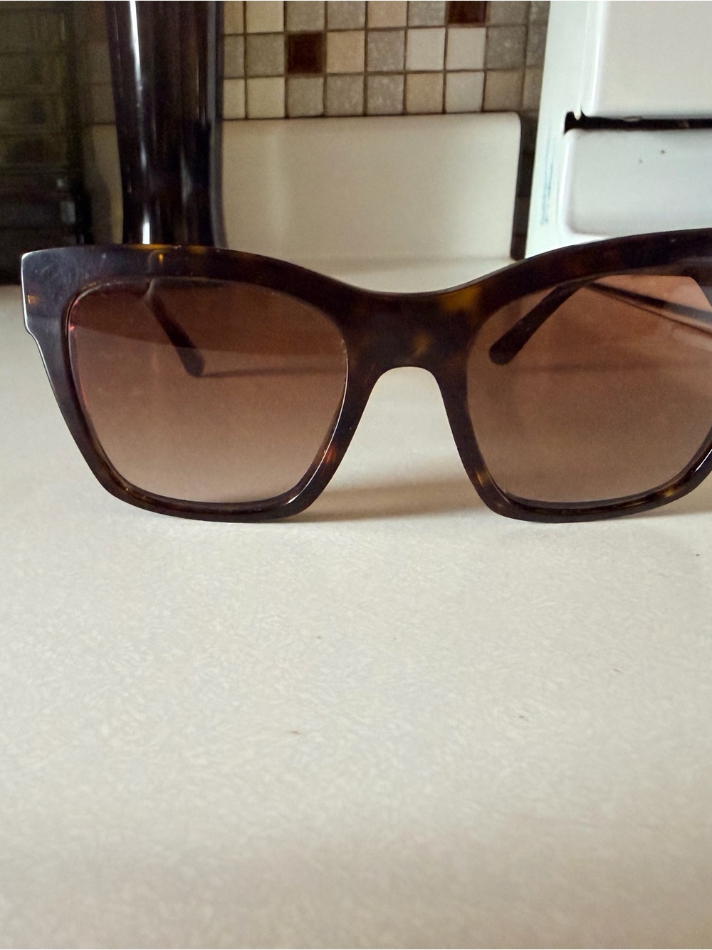 Dolce & Gabbana Tortoiseshell Brown Sunglasses with Brown Gradient Lenses